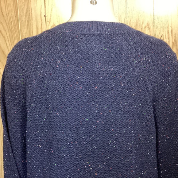 Lands’ End womens V-neck cotton sweater size XL - Picture 5 of 9